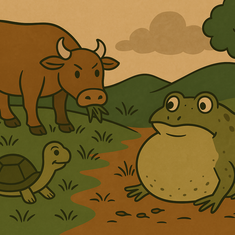 Tại sao ngày nay loài cóc có bụng to và hay ở trong xó tối